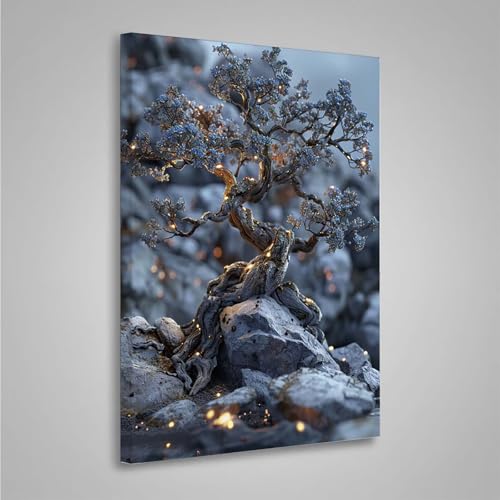 5D Diamant Painting Bilder Baum Diamond Painting Erwachsene Kristall DIY Runden Mosaikherstellung Basteln Erwachsene Anfänger Set für Heim Schlafzimmer Wand Deko, Geschenke 80x110cm PjY3630 7-V von MEOSUEWI