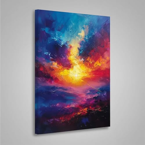 5D Diamant Painting Bilder Berg Diamond Painting Erwachsene Himmel DIY Runden Mosaikherstellung Basteln Erwachsene Anfänger Set für Heim Schlafzimmer Wand Deko, Geschenke (80x110cm) PjY4112 W-9 von MEOSUEWI