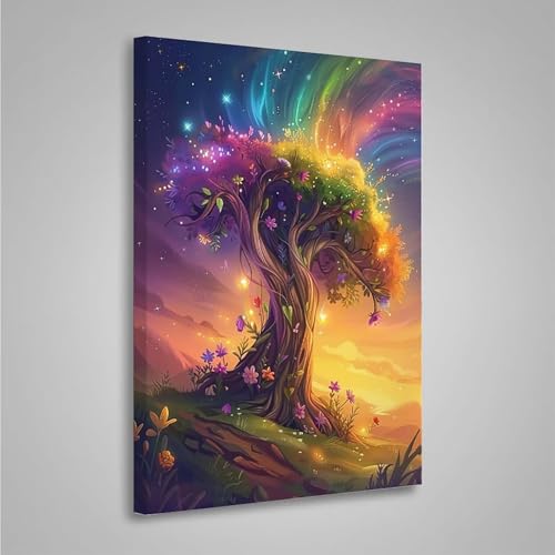 5D Diamant Painting Bilder Blume Diamond Painting Erwachsene Baum DIY Runden Mosaikherstellung Basteln Erwachsene Anfänger Set für Heim Schlafzimmer Wand Deko, Geschenke (60x80cm) PjY3256 2-2 von MEOSUEWI