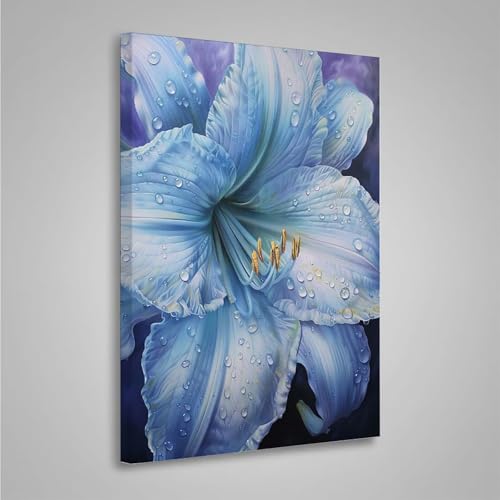 5D Diamant Painting Bilder Blume Diamond Painting Erwachsene Blumen DIY Runden Mosaikherstellung Basteln Erwachsene Anfänger Set für Heim Schlafzimmer Wand Deko, Geschenke 60x80cm PjY3530 C-M von MEOSUEWI