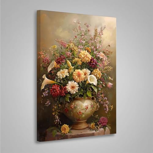 5D Diamant Painting Bilder Blume Diamond Painting Erwachsene Blumen DIY Runden Mosaikherstellung Basteln Erwachsene Anfänger Set für Heim Schlafzimmer Wand Deko, Geschenke 70x95cm PjY5666 2-1 von MEOSUEWI