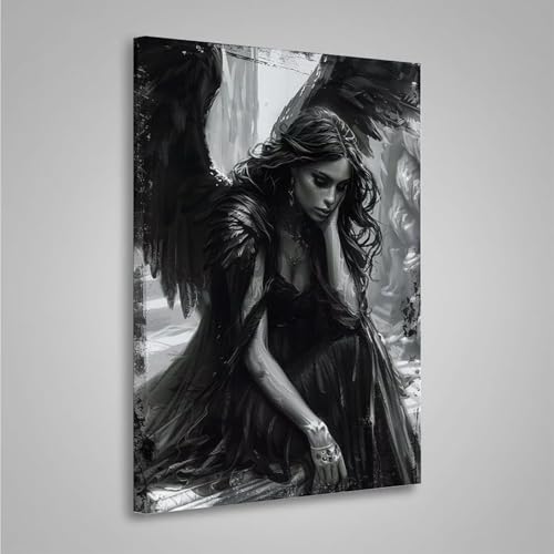 5D Diamant Painting Bilder Flügel Diamond Painting Erwachsene Frau DIY Runden Mosaikherstellung Basteln Erwachsene Anfänger Set für Heim Schlafzimmer Wand Deko, Geschenke (80x110cm) PjY3758 0-2 von MEOSUEWI
