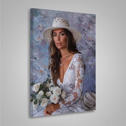 5D Diamant Painting Bilder Frau Diamond Painting Erwachsene Blume DIY Runden Mosaikherstellung Basteln Erwachsene Anfänger Set für Heim Schlafzimmer Wand Deko Wohnzimmer, Geschenke 70x95cm PjY3702 9-6 von MEOSUEWI