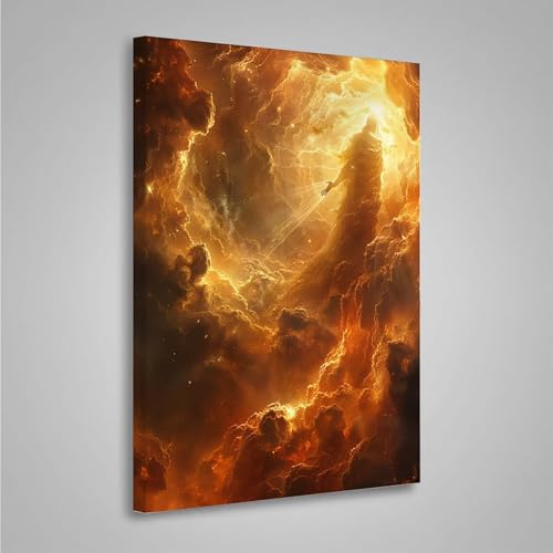5D Diamant Painting Bilder Himmel Diamond Painting Erwachsene Mann DIY Runden Mosaikherstellung Basteln Erwachsene Anfänger Set für Heim Schlafzimmer Wand Deko, Geschenke (70x95cm) PjY3440 N-L von MEOSUEWI