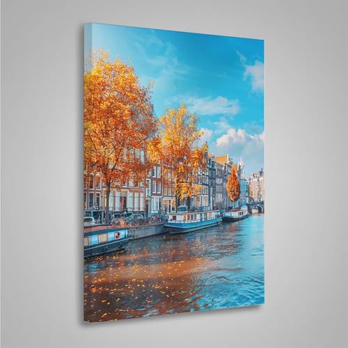 5D Diamant Painting Bilder Landschaft Diamond Painting Erwachsene Boot DIY Runden Mosaikherstellung Basteln Erwachsene Anfänger Set für Heim Schlafzimmer Wand Deko, Geschenke 70x95cm PjY3312 X-9 von MEOSUEWI