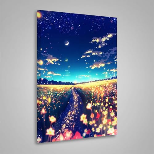 5D Diamant Painting Bilder Landschaft Diamond Painting Erwachsene Himmel DIY Runden Mosaikherstellung Basteln Erwachsene Anfänger Set für Heim Schlafzimmer Wand Deko, Geschenke 80x110cm PjY5070 B-O von MEOSUEWI