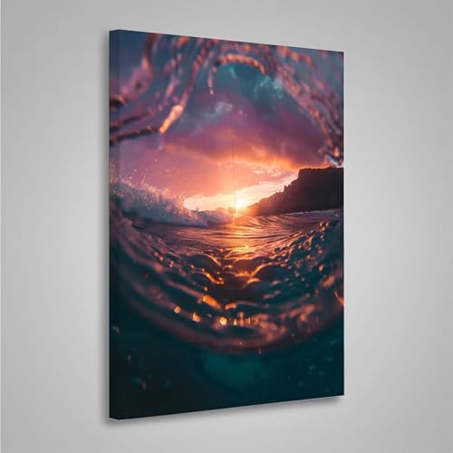 5D Diamant Painting Bilder Meereswellen Diamond Painting Erwachsene Ozean DIY Runden Mosaikherstellung Basteln Erwachsene Anfänger Set für Heim Schlafzimmer Wand Deko, Geschenke (20x30cm) PjY8072 0-0 von MEOSUEWI