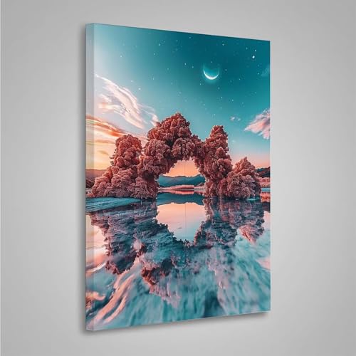 5D Diamant Painting Bilder Ozean Diamond Painting Erwachsene Landschaft DIY Runden Mosaikherstellung Basteln Erwachsene Anfänger Set für Heim Schlafzimmer Wand Deko, Geschenke (50x70cm) PjY3340 7-F von MEOSUEWI