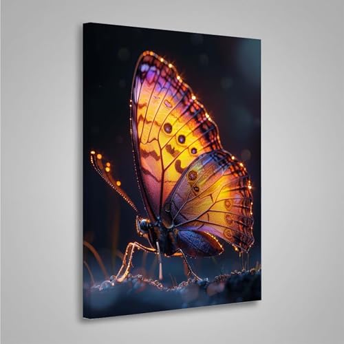 5D Diamant Painting Bilder Tier Diamond Painting Erwachsene Schmetterling DIY Runden Mosaikherstellung Basteln Erwachsene Anfänger Set für Heim Schlafzimmer Wand Deko, Geschenke (20x30cm) PjY3204 V-0 von MEOSUEWI