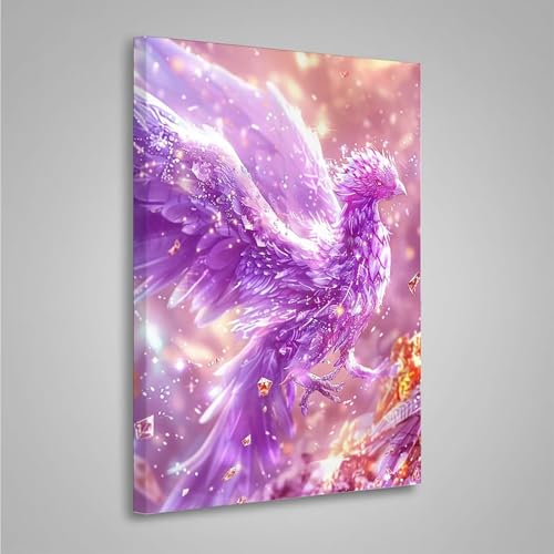 5D Diamant Painting Bilder Tier Diamond Painting Erwachsene Vogel DIY Runden Mosaikherstellung Basteln Erwachsene Anfänger Set für Heim Schlafzimmer Wand Deko, Geschenke (70x95cm) PjY8320 M-J von MEOSUEWI