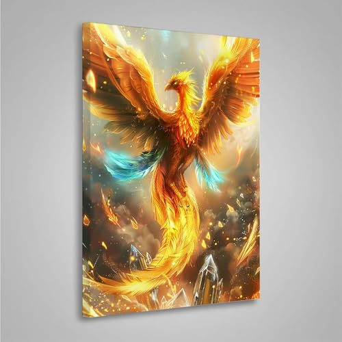 5D Diamant Painting Bilder Vogel Diamond Painting Erwachsene Tier DIY Runden Mosaikherstellung Basteln Erwachsene Anfänger Set für Heim Schlafzimmer Wand Deko Wohnzimmer, Geschenke 60x80cm PjY5336 6-H von MEOSUEWI