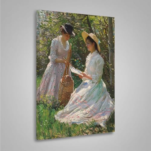 5D Diamant Painting Bilder Wiese Diamond Painting Erwachsene Frau DIY Runden Mosaikherstellung Basteln Erwachsene Anfänger Set für Heim Schlafzimmer Wand Deko, Geschenke (70x95cm) PjY3598 1-B von MEOSUEWI