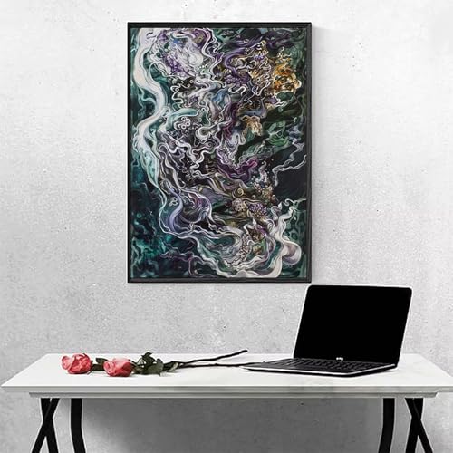 Abstrakt Diamond Painting Farbe Diamant Painting Bilder Erwachsene Bastelset, DIY Diamond Art Runder Vollbohrer Diamanten Kinder Malerei Stickerei Kreuzstich, Dekoration, Geschenk 50x65cm PJY6 6-G Abstrakt Diamond Painting Farbe Diamant Painting Bilder Erwachsene Bastelset, DIY Diamond Art Runder Vollbohrer Diamanten Kinder Malerei Stickerei Kreuzstich, Dekoration, Geschenk 50x65cm PJY6 6-G von MEOSUEWI