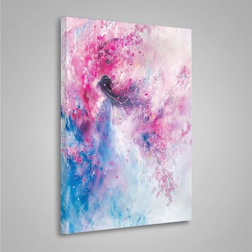 Diamond Painting Erwachsene Abstrakt 5D Diamond Painting Full Drill Blume Diamant Malerei Bilder DIY Diamont Art Stickerei Set Geeignet Als Geschenk, Zur Entspannung und Wanddeko 60x80cm PjY5153 M-5 von MEOSUEWI