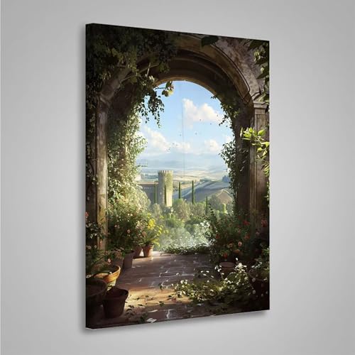 Diamond Painting Erwachsene Anlage 5D Diamond Painting Full Drill Landschaft Diamant Malerei Bilder DIY Diamont Art Stickerei Set Geeignet Geschenk, Zur Entspannung und Wanddeko (60x80cm) PjY5269 V-B von MEOSUEWI