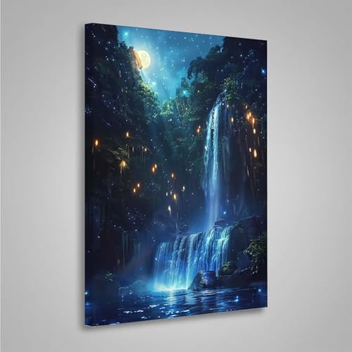 Diamond Painting Erwachsene Berg 5D Diamond Painting Full Drill Fallen Diamant Malerei Bilder DIY Diamont Art Stickerei Set Geeignet Als Geschenk, Zur Entspannung und Wanddeko 60x80cm PjY5519 K-0 von MEOSUEWI