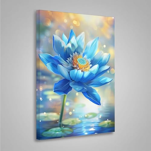 Diamond Painting Erwachsene Blume 5D Diamond Painting Full Drill Blumen Diamant Malerei Bilder DIY Diamont Art Stickerei Set Geeignet Als Geschenk, Zur Entspannung und Wanddeko (20x30cm) PjY4839 I-5 von MEOSUEWI