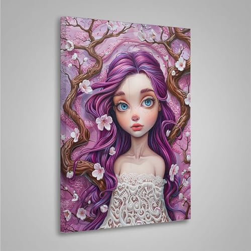 Diamond Painting Erwachsene Blume 5D Diamond Painting Full Drill Frau Diamant Malerei Bilder DIY Diamont Art Stickerei Set Geeignet Als Geschenk, Zur Entspannung und Wanddeko 60x80cm PjY4689 V-Y Diamond Painting Erwachsene Blume 5D Diamond Painting Full Drill Frau Diamant Malerei Bilder DIY Diamont Art Stickerei Set Geeignet Als Geschenk, Zur Entspannung und Wanddeko 60x80cm PjY4689 V-Y von MEOSUEWI