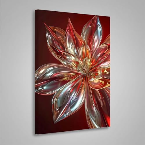 Diamond Painting Erwachsene Blumen 5D Diamond Painting Full Drill Blume Diamant Malerei Bilder DIY Diamont Art Stickerei Set Geeignet Als Geschenk, Zur Entspannung und Wanddeko (30x40cm) PjY8109 7-G von MEOSUEWI