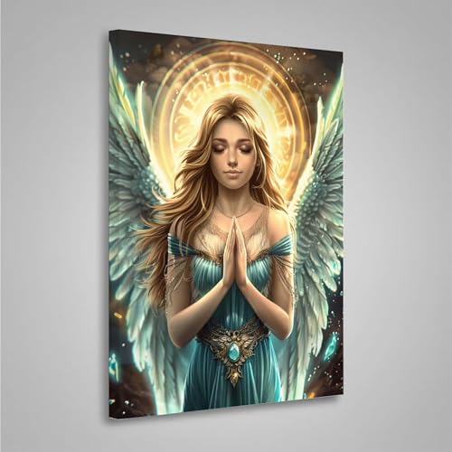 Diamond Painting Erwachsene Flügel 5D Diamond Painting Full Drill Frau Diamant Malerei Bilder DIY Diamont Art Stickerei Set Geeignet Als Geschenk, Zur Entspannung und Wanddeko 70x95cm PjY7179 9-I Diamond Painting Erwachsene Flügel 5D Diamond Painting Full Drill Frau Diamant Malerei Bilder DIY Diamont Art Stickerei Set Geeignet Als Geschenk, Zur Entspannung und Wanddeko 70x95cm PjY7179 9-I von MEOSUEWI