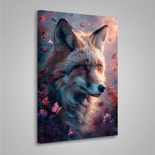 Diamond Painting Erwachsene Fuchs 5D Diamond Painting Full Drill Blume Diamant Malerei Bilder DIY Diamont Art Stickerei Set Geeignet Als Geschenk, Zur Entspannung und Wanddeko 50x70cm PjY3237 B-1 Diamond Painting Erwachsene Fuchs 5D Diamond Painting Full Drill Blume Diamant Malerei Bilder DIY Diamont Art Stickerei Set Geeignet Als Geschenk, Zur Entspannung und Wanddeko 50x70cm PjY3237 B-1 von MEOSUEWI