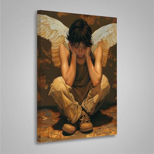 Diamond Painting Erwachsene Mann 5D Diamond Painting Full Drill Flügel Diamant Malerei Bilder DIY Diamont Art Stickerei Set Geeignet Als Geschenk, Zur Entspannung und Wanddeko 60x80cm PjY4287 I-5 von MEOSUEWI