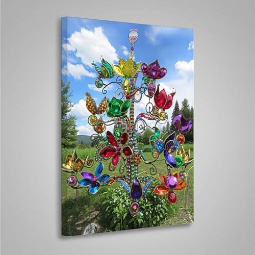 Diamond Painting Erwachsene Schmetterling 5D Diamond Painting Full Drill Kristall Diamant Malerei Bilder Diamont Art Stickerei Set Geeignet Geschenk, Entspannung und Wanddeko (30x40cm) PjY7597 5-0 von MEOSUEWI