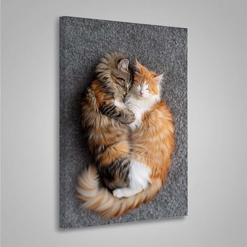 Diamond Painting Erwachsene Tier 5D Diamond Painting Full Drill Katze Diamant Malerei Bilder DIY Diamont Art Stickerei Set Geeignet Als Geschenk, Zur Entspannung und Wanddeko 70x95cm PjY5813 3-5 von MEOSUEWI