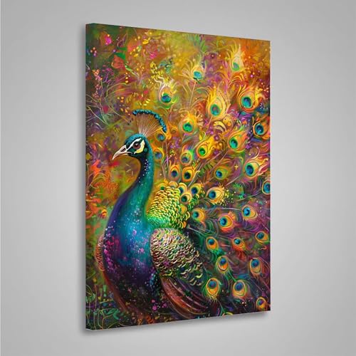 Diamond Painting Erwachsene Tier 5D Diamond Painting Full Drill Pfau Diamant Malerei Bilder DIY Diamont Art Stickerei Set Geeignet Als Geschenk, Zur Entspannung und Wanddeko 80x110cm PjY4887 R-4 Diamond Painting Erwachsene Tier 5D Diamond Painting Full Drill Pfau Diamant Malerei Bilder DIY Diamont Art Stickerei Set Geeignet Als Geschenk, Zur Entspannung und Wanddeko 80x110cm PjY4887 R-4 von MEOSUEWI