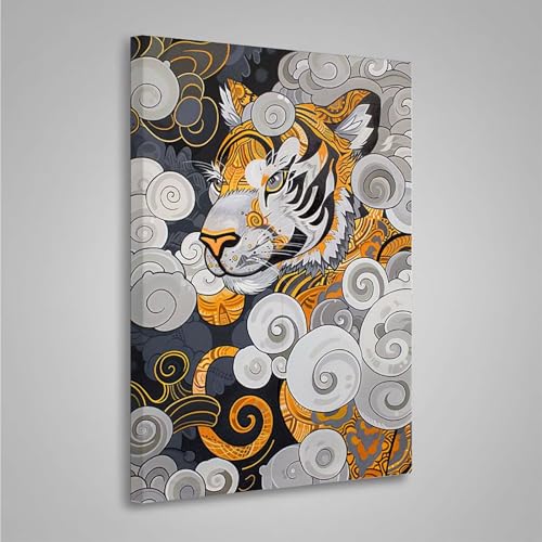 Diamond Painting Erwachsene Tiger 5D Diamond Painting Full Drill Tier Diamant Malerei Bilder DIY Diamont Art Stickerei Set Geeignet Als Geschenk, Zur Entspannung und Wanddeko 60x80cm PjY5653 F-3 Diamond Painting Erwachsene Tiger 5D Diamond Painting Full Drill Tier Diamant Malerei Bilder DIY Diamont Art Stickerei Set Geeignet Als Geschenk, Zur Entspannung und Wanddeko 60x80cm PjY5653 F-3 von MEOSUEWI