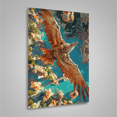 Diamond Painting Erwachsene Vogel 5D Diamond Painting Full Drill Blume Diamant Malerei Bilder DIY Diamont Art Stickerei Set Geeignet Als Geschenk, Zur Entspannung und Wanddeko (70x95cm) PjY7649 P-N von MEOSUEWI