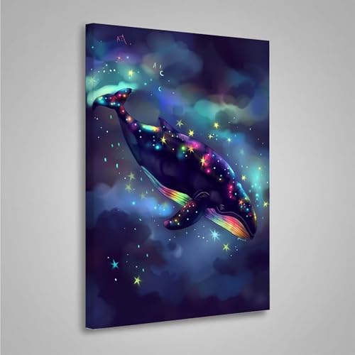 Diamond Painting Erwachsene Wal 5D Diamond Painting Full Drill Tier Diamant Malerei Bilder DIY Diamont Art Stickerei Set Geeignet Als Geschenk, Zur Entspannung und Wanddeko (60x80cm) PjY5781 9-4 von MEOSUEWI