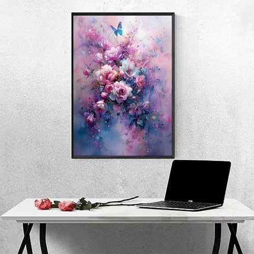 Diamond Painting Schmetterling Diamond Painting Erwachsen Blume Basteln für Erwachsene, Vollbohrer Diamant Malerei Set, Diamant Kunst Malerei Stickerei Set, Wanddeko Deko, Geschenke 40x50cm PJY6 B-2 Diamond Painting Schmetterling Diamond Painting Erwachsen Blume Basteln für Erwachsene, Vollbohrer Diamant Malerei Set, Diamant Kunst Malerei Stickerei Set, Wanddeko Deko, Geschenke 40x50cm PJY6 B-2 von MEOSUEWI
