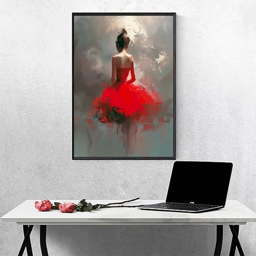 Frau Diamond Painting Rot Diamant Painting Bilder Erwachsene Bastelset, DIY Diamond Art Runder Vollbohrer Diamanten Kinder Malerei Stickerei Kreuzstich, Dekoration, Geschenk 40 x 50 cm PJY2 3-7 Frau Diamond Painting Rot Diamant Painting Bilder Erwachsene Bastelset, DIY Diamond Art Runder Vollbohrer Diamanten Kinder Malerei Stickerei Kreuzstich, Dekoration, Geschenk 40 x 50 cm PJY2 3-7 von MEOSUEWI