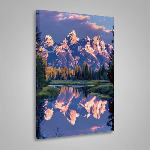 MEOSUEWI 5D Diamant Painting Bilder Baum Diamond Painting Erwachsene Berg DIY Runden Mosaikherstellung Basteln Erwachsene Anfänger Set für Heim Schlafzimmer Wand Deko, Geschenke (20x30cm) PjY3558 4-5 von MEOSUEWI