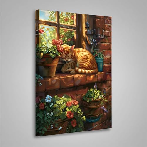 MEOSUEWI 5D Diamant Painting Bilder Katze Diamond Painting Erwachsene Blume DIY Runden Mosaikherstellung Basteln Erwachsene Anfänger Set für Heim Schlafzimmer Wand Deko, Geschenke 60x80cm PjY5592 7-6 MEOSUEWI 5D Diamant Painting Bilder Katze Diamond Painting Erwachsene Blume DIY Runden Mosaikherstellung Basteln Erwachsene Anfänger Set für Heim Schlafzimmer Wand Deko, Geschenke 60x80cm PjY5592 7-6 von MEOSUEWI