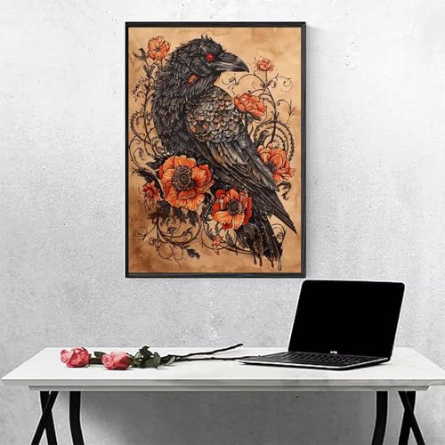 MEOSUEWI Diamond Painting Blume Diamond Painting Erwachsen Vogel Basteln für Erwachsene, Vollbohrer Diamant Malerei Set, Diamant Kunst Malerei Stickerei Set, Wanddeko Deko, Geschenke 60x80cm PJY7 2-8 MEOSUEWI Diamond Painting Blume Diamond Painting Erwachsen Vogel Basteln für Erwachsene, Vollbohrer Diamant Malerei Set, Diamant Kunst Malerei Stickerei Set, Wanddeko Deko, Geschenke 60x80cm PJY7 2-8 von MEOSUEWI
