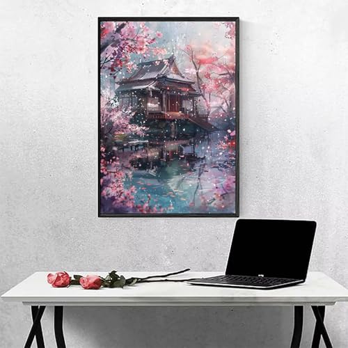 MEOSUEWI Landschaft Diamond Painting Blume Diamant Painting Bilder Erwachsene Bastelset, DIY Diamond Art Runder Vollbohrer Diamanten Kinder Malerei Stickerei Kreuzstich, Geschenk 60 x 80 cm PJY2 F-K MEOSUEWI Landschaft Diamond Painting Blume Diamant Painting Bilder Erwachsene Bastelset, DIY Diamond Art Runder Vollbohrer Diamanten Kinder Malerei Stickerei Kreuzstich, Geschenk 60 x 80 cm PJY2 F-K von MEOSUEWI