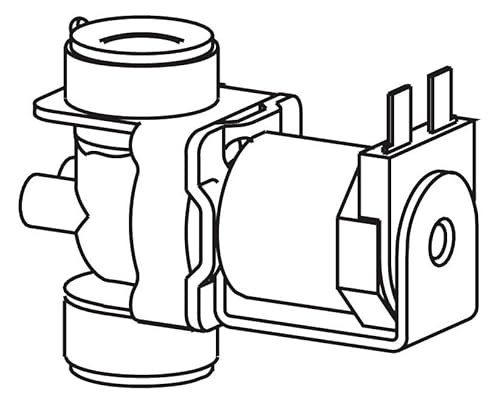 MEPA Magnetventil 24 VAC Urinal Netzbetrieb (LxBxH 135x85x95 mm, kompatibel mit MEPA Urinal-Spülautomatic 620/820, Ersatzteil für Urinal-Spülung) 716902 von MEPA
