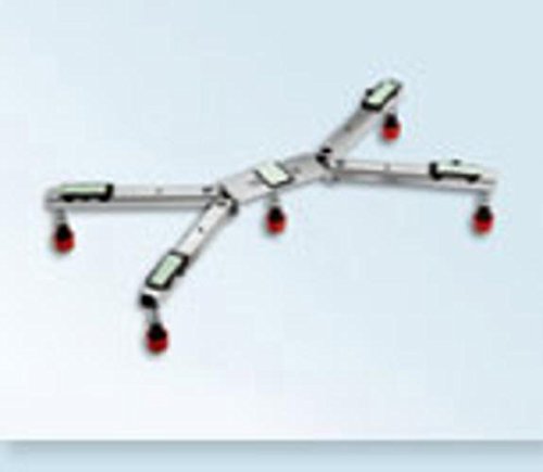 Universal brausewannenfuß 5 TLG. für Duschwannen Superflach bis 100x100cm Superflach, 150140 von MEPA