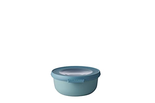 Mepal - Multi Bowl Cirqula Round - Vorratsdose mit Deckel - Geeignet als Luftdichte Aufbewahrungsbox für den Kühlschrank, Mikrowellengeschirr & als Frischhaltedosen - 350 ml - Nordic Green von Mepal