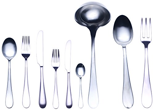 MEPRA 104228039 completer-serveware Komplettes Serviergeschirr-Set, Edelstahl, Silber von MEPRA