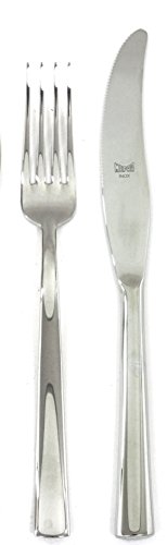 Mepra Levantina Dessert Set, 24 Stück, Silber von MEPRA