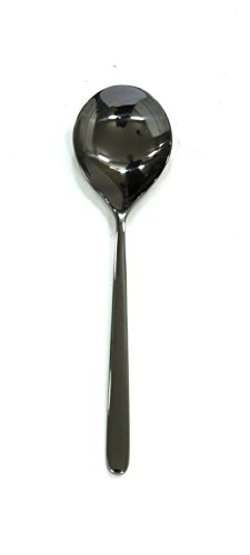 Mepra Linea ORO Nero Mochalöffel, 6 Stück Mepra Linea ORO Nero Mochalöffel, 6 Stück von MEPRA