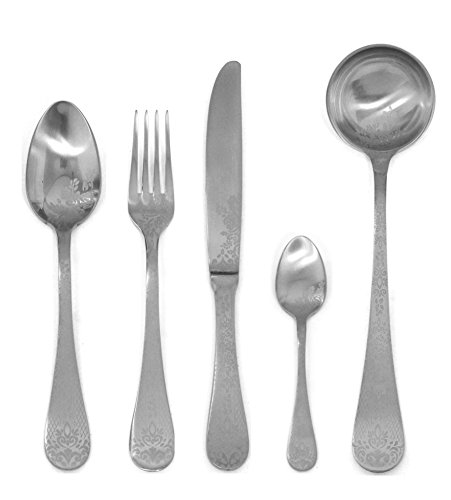 Mepra Casablanca Ice Besteck Set, Serviertablett, 49, Silber von MEPRA