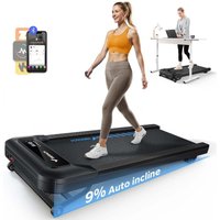 Merach - Elektrisches Laufband tragbar – leise & bürstenlos, Untertisch-Walking Pad mit Fernbedienung, lcd & Kinomap von MERACH