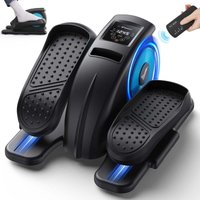 MERACH Mini Ellipsentrainer & Stepper – 12-stufiger Crosstrainer mit Fernbedienung & Display, leise, tragbar von MERACH