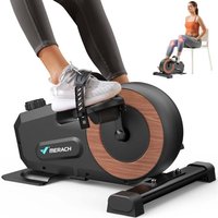 MERACH Mini Pedaltrainer – 8-Stufen Magnetwiderstand, leise 5 dB, LCD-Display & Anti-Rutsch-Basis, bis 100 kg, vormontiert von MERACH