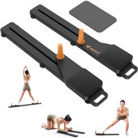 MERACH Multitrainer – 4-in-1 Pilates-Board, Push-Up-Bauchmuskel-Roller, Platzsparend, Bauchmuskelübungsgerät für Ganzkörpertraining von MERACH
