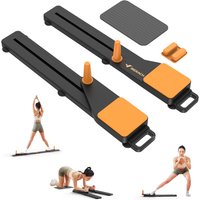 MERACH Multitrainer – 4-in-1 Pilates-Board, Push-Up-Bauchmuskel-Roller, Platzsparend, Bauchmuskelübungsgerät für Ganzkörpertraining von MERACH